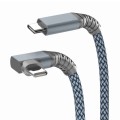 3m USB-C / Type-C to USB-C / Type-C Elbow 20Gpbs 4K 60Hz Video and Audio Data Cable