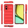 For Realme C67 4G Global Magic Shield TPU + Flannel Phone Case(Red)