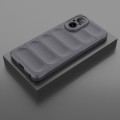 For Realme C67 4G Global Magic Shield TPU + Flannel Phone Case(Dark Grey)