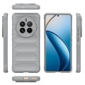 For Realme 12 Pro 5G / 12 Pro+ Magic Shield TPU + Flannel Phone Case(Grey)