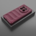 For Realme 12 Pro 5G / 12 Pro+ Magic Shield TPU + Flannel Phone Case(Wine Red)