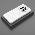 For Realme 12+ 5G Global Magic Shield TPU + Flannel Phone Case(White)