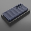 For Realme C65 4G Global Magic Shield TPU + Flannel Phone Case(Dark Blue)