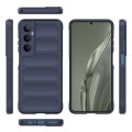 For Realme C65 4G Global Magic Shield TPU + Flannel Phone Case(Dark Blue)