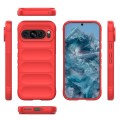 For Google Pixel 9 Pro 5G Magic Shield TPU + Flannel Phone Case(Red)