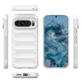 For Google Pixel 9 Pro 5G Magic Shield TPU + Flannel Phone Case(White)