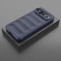 For Google Pixel 9 Pro XL 5G Magic Shield TPU + Flannel Phone Case(Dark Blue)
