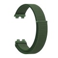 For Huawei Band 8 16mm Woven Nylon Loop Watch Band(Army Green)