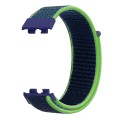 For Huawei Band 8 16mm Woven Nylon Loop Watch Band(Lime Green)