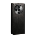 For OPPO Find X7 Pro/Find X7 Ultra Oil Wax Crazy Horse Texture Leather Phone Case(Black)