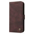 For Huawei nova 11 SE Skin Feel Life Tree Metal Button Leather Phone Case(Brown)