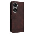 For Huawei nova 11 SE Skin Feel Life Tree Metal Button Leather Phone Case(Brown)