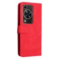 For Huawei Enjoy 70 Skin Feel Life Tree Metal Button Leather Phone Case(Red)