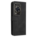 For Huawei Enjoy 70 Skin Feel Life Tree Metal Button Leather Phone Case(Black)
