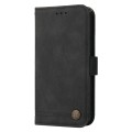 For Huawei nova 12 Skin Feel Life Tree Metal Button Leather Phone Case(Black)