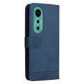 For Huawei nova 12 Skin Feel Life Tree Metal Button Leather Phone Case(Blue)