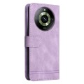 For Realme 11 Pro / 11 Pro+ Skin Feel Life Tree Metal Button Leather Phone Case(Purple)