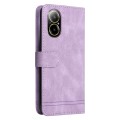 For Realme C67 4G Global Skin Feel Life Tree Metal Button Leather Phone Case(Purple)