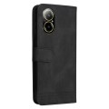 For Realme C67 4G Global Skin Feel Life Tree Metal Button Leather Phone Case(Black)