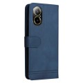 For Realme C67 4G Global Skin Feel Life Tree Metal Button Leather Phone Case(Blue)