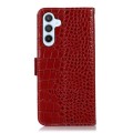 For Samsung Galaxy S24 Crocodile Top Layer Cowhide Leather Phone Case(Red)