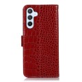 For Samsung Galaxy S24+ Crocodile Top Layer Cowhide Leather Phone Case(Red)