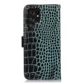 For Samsung Galaxy S24 Ultra Crocodile Top Layer Cowhide Leather Phone Case(Green)