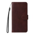 For Huawei nova 12 Pro Classic Calf Texture Flip Leather Phone Case(Brown)