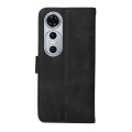 For Huawei nova 12 Pro Classic Calf Texture Flip Leather Phone Case(Black)
