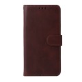 For OPPO A59 5G / A2m Classic Calf Texture Flip Leather Phone Case(Brown)