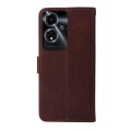 For OPPO A59 5G / A2m Classic Calf Texture Flip Leather Phone Case(Brown)