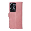 For OPPO A59 5G / A2m Classic Calf Texture Flip Leather Phone Case(Rose Gold)