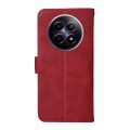 For Realme 12 5G Classic Calf Texture Flip Leather Phone Case(Red)