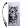 For Xiaomi 13T Pro 3D Painted Pattern Leather Phone Case(Smile Cat)