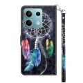 For Xiaomi Redmi Note 13 5G 3D Painted Pattern Leather Phone Case(Colorful Dreamcatcher)