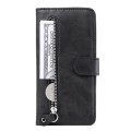 For Realme C67 5G Global / 11 5G Taiwan Version Fashion Calf Texture Zipper Leather Phone Case(Black