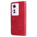 For OPPO Reno11 F Global / F25 Pro Global Fashion Calf Texture Zipper Leather Phone Case(Red)