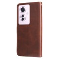 For OPPO Reno11 F Global / F25 Pro Global Fashion Calf Texture Zipper Leather Phone Case(Brown)