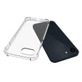 For iPhone SE 2024 Shockproof Non-slip Thickening TPU Phone Case(Transparent)