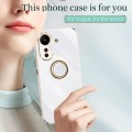 For Xiaomi Redmi 13C 4G XINLI Straight Edge 6D Electroplate TPU Phone Case with Ring Holder(Cherry P