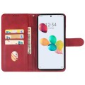 For ZTE Anshin Family/JP Version/A303ZT Leather Phone Case(Red)