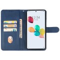 For ZTE Anshin Family/JP Version/A303ZT Leather Phone Case(Blue)