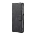 For Samsung Galaxy S23 5G DG.MING Retro Oil Edge Flip Leather Phone Case(Black)