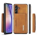 For Samsung Galaxy A54 5G DG.MING M2 Series 3-Fold Multi Card Bag + Magnetic Phone Case(Brown)