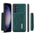 For Samsung Galaxy S23 FE 5G DG.MING M2 Series 3-Fold Multi Card Bag + Magnetic Phone Case(Green)