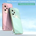 For Honor 100 Pro XINLI Straight Edge 6D Electroplate TPU Phone Case(Mint Green)
