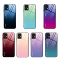 For Xiaomi Redmi Note 12 4G Global Gradient Color Glass Phone Case(Pink Purple)