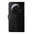 For Xiaomi 14 Ultra Y-shaped Pattern Flip Leather Phone Case(Black)