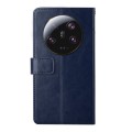 For Xiaomi 14 Ultra Y-shaped Pattern Flip Leather Phone Case(Blue)