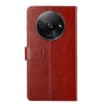 For Xiaomi Redmi A3 Y-shaped Pattern Flip Leather Phone Case(Brown)